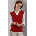 Ladies Acrylic V-Neck Sleeveless Pullover Vest